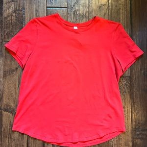 Lululemon Love Crew T-Shirt, Love Red, Size 10